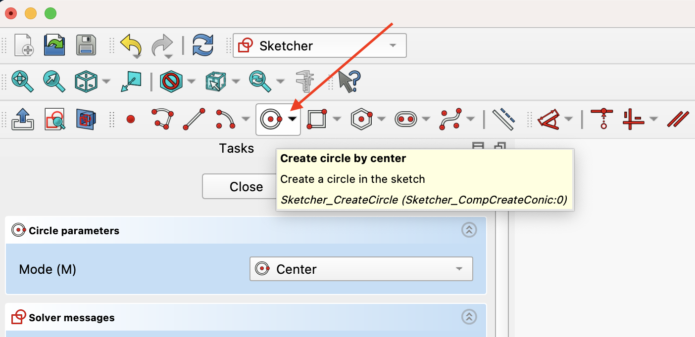 Sketcher how to make sphere/ball
